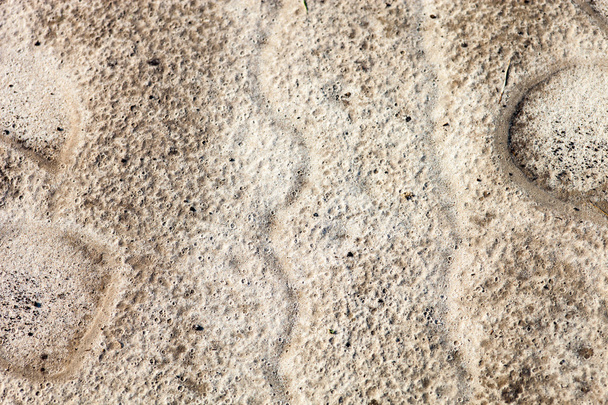 Superficie de arena después de la lluvia - Foto, Imagen
