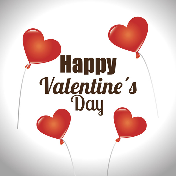 Valentines day, vector illustration. - Vector, Image