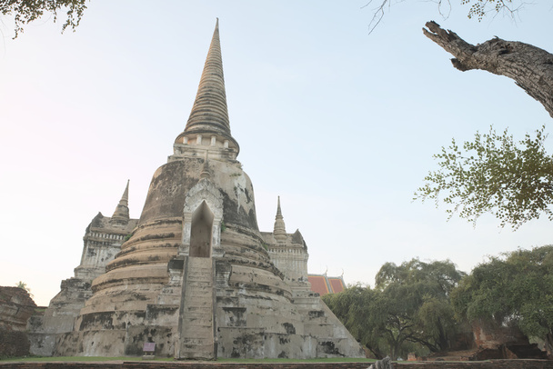 Starověké zřícenina Wat Phra Šrí Sanphet - Fotografie, Obrázek