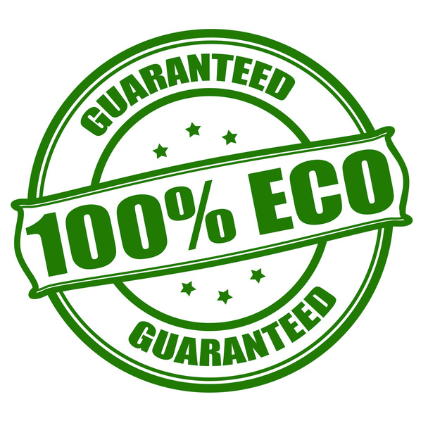 One hundred percent eco - Vector, Image