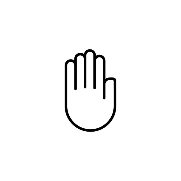 Hand icon. hand sign and symbol. hand gesture - Vector, Image