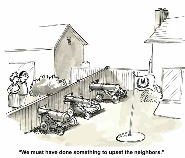Molestar a los vecinos
 - Vector, Imagen