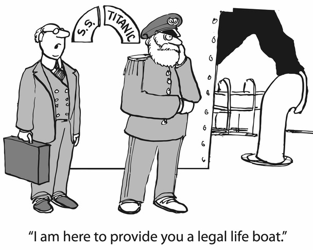 Loď pro legální život - Vektor, obrázek