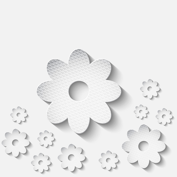 Background with white abstract elements - Vector, Imagen