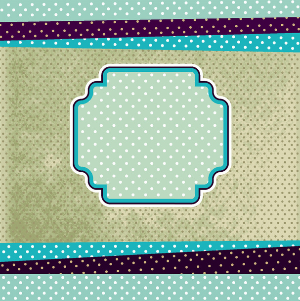 Template with textured background - Vector, Image