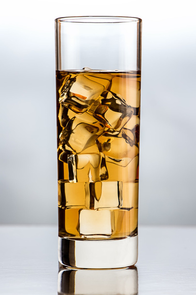Glass with black tea - Foto, Imagem