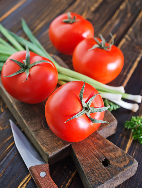 Tomato on board - Foto, Bild