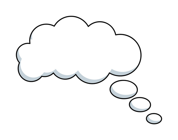 Clouds Bubble Vector Frame - Vector, Image