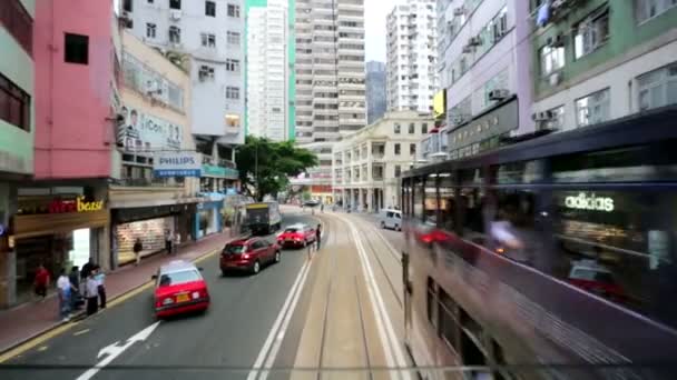 hong kong widok na miasto - Materiał filmowy, wideo