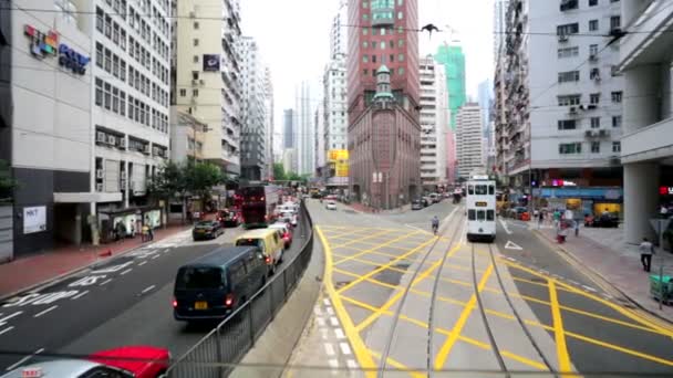 Hong Kong pohled na město - Záběry, video