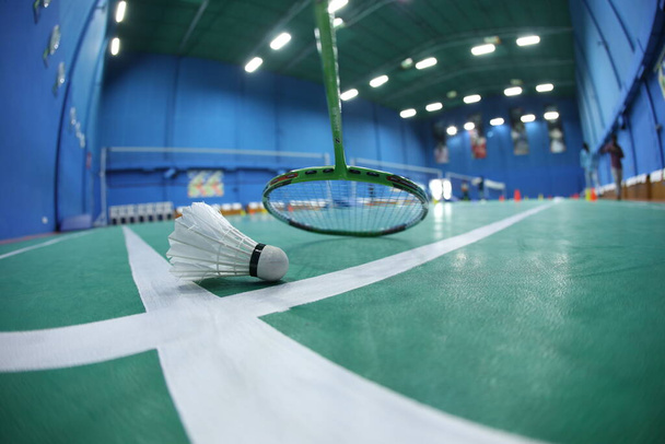 Wnętrze sądu w Badminton - Zdjęcie, obraz
