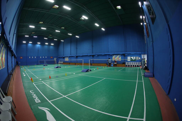 Wnętrze sądu w Badminton - Zdjęcie, obraz