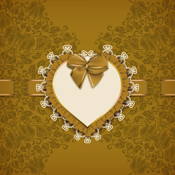 Elegant  template for invitation or card - Вектор,изображение