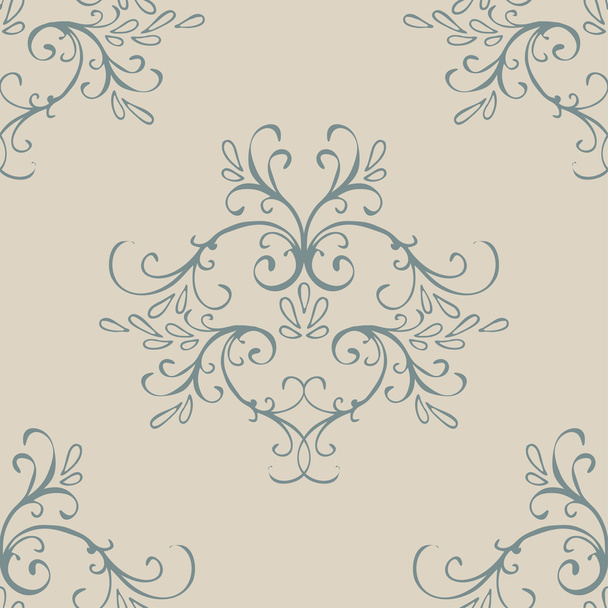 Vintage floral pattern - Вектор,изображение