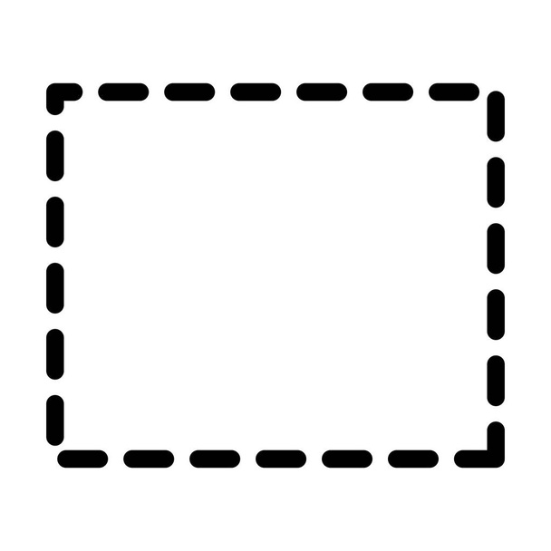 Marquee vektor illusztrációs vonal ikon tervezés - Vektor, kép