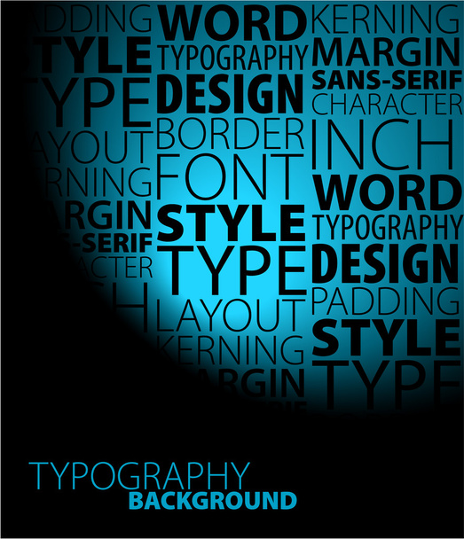Abstract design and typography - Vector, Image