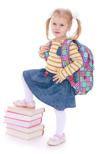 little Schoolgirl - Фото, зображення