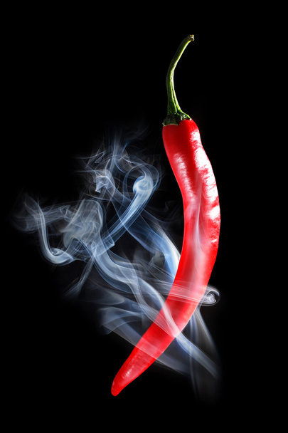 Tupakointi punainen kuuma chili Pepper
 - Valokuva, kuva