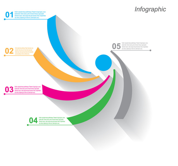 Infographic design template - Vector, imagen