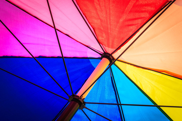 барвистий пляж парасольку
 - Фото, зображення