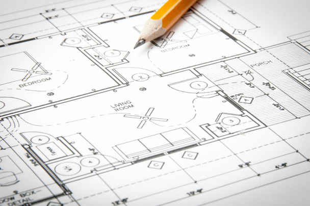 Construction planning drawings - Fotografie, Obrázek