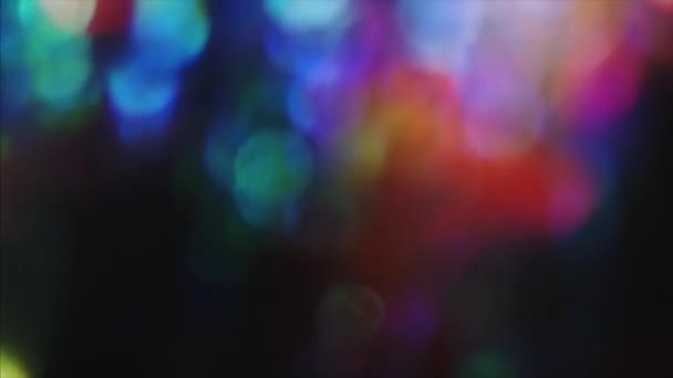 カジュアルダイナミックお祝いホログラフィックボケ、箔反射、 SFトレンディーな虹色の背景。シームレスな映像. - 映像、動画