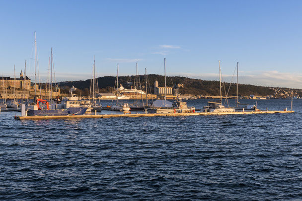 Vue du fjord et de l'habor d'Oslo
 - Photo, image