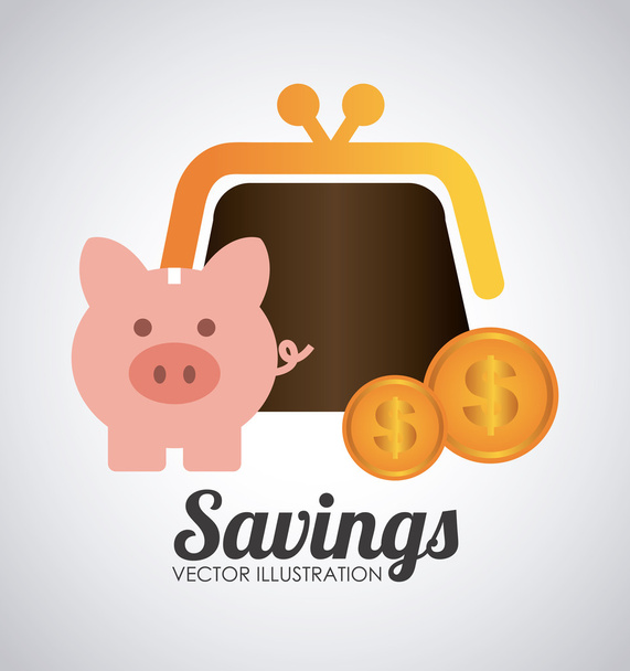 Ahorrar dinero
 - Vector, imagen