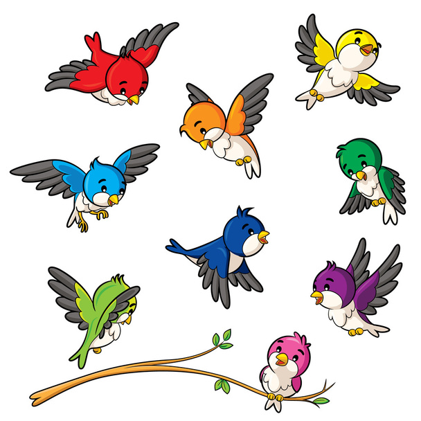 Birds - Vector, Image