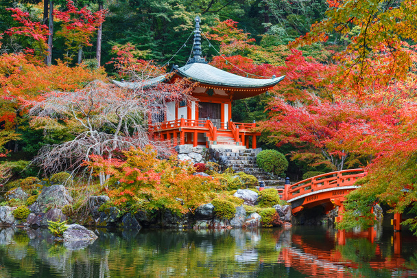 Early Autumn at Daigoji Temple in Kyoto, Japan - Photo, Image