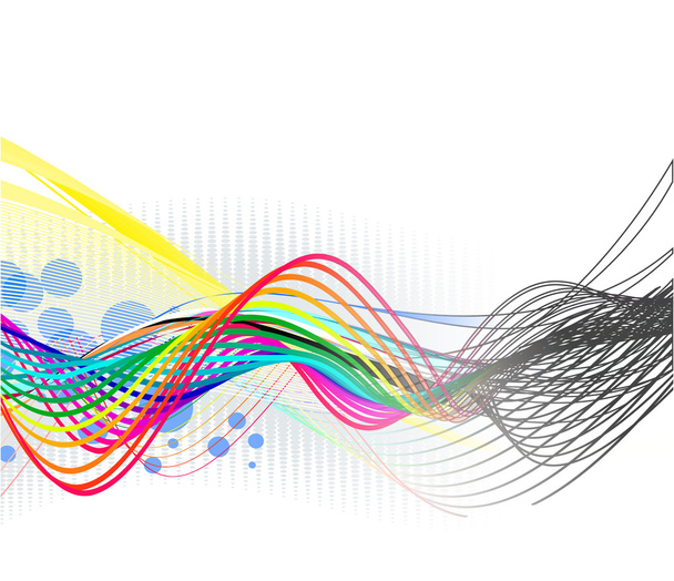 Abstract wave line - Vector, Image