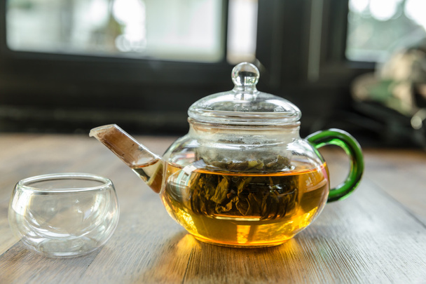 herbata chińska i czajnik  - Zdjęcie, obraz