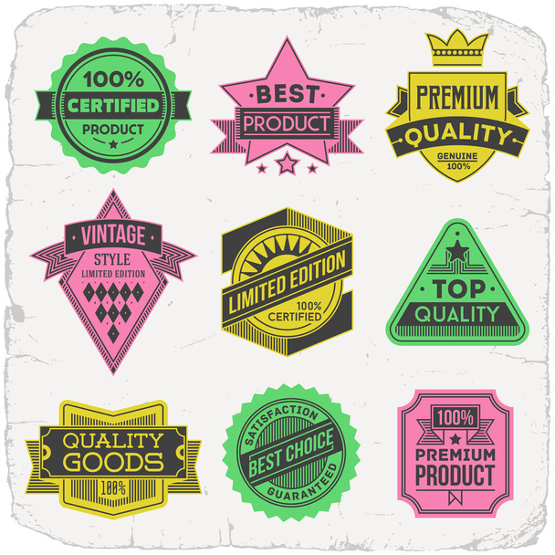 High quality labels - Vector, Image
