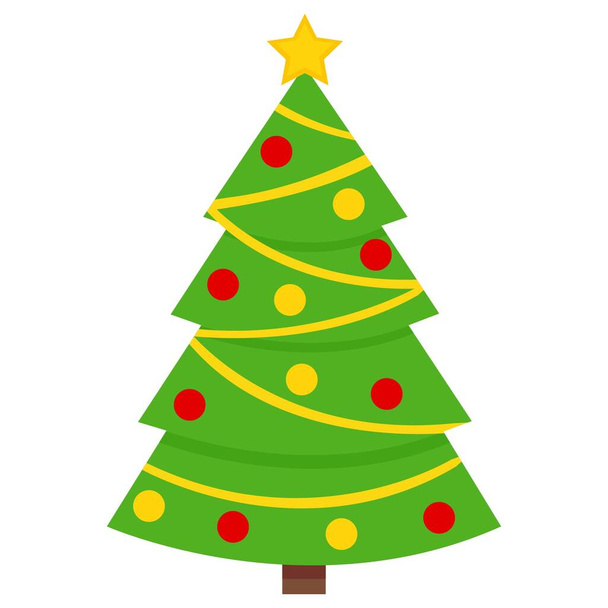簡単に変更または編集できるクリスマスツリー - 写真・画像
