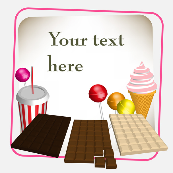Sweets - Vector, Image