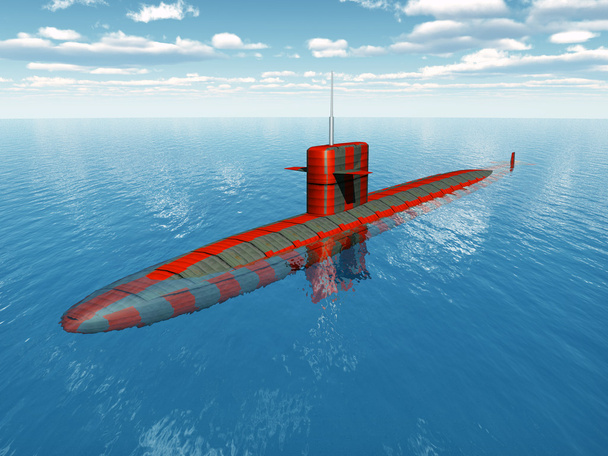 Submarino nuclear americano
 - Foto, imagen