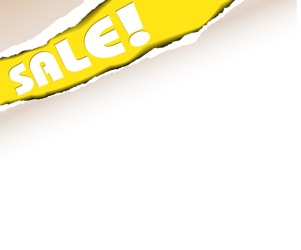 Векторний розірваний папір фон для предметів у продажу
 - Вектор, зображення