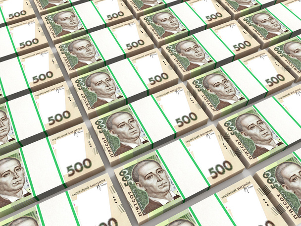 Stacks of ukrainian money - Photo, Image