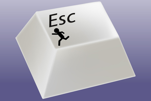 Escape-toets - Vector, afbeelding