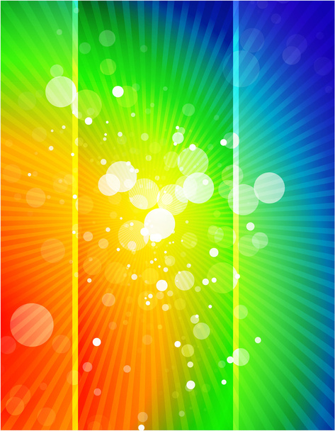 vector regenboog glanzende abstracte achtergrond - Vector, afbeelding
