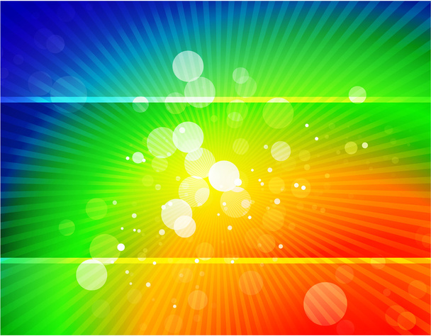 vector regenboog glanzende abstracte achtergrond - Vector, afbeelding