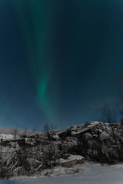 северное сияние в Лапландии - Фото, изображение
