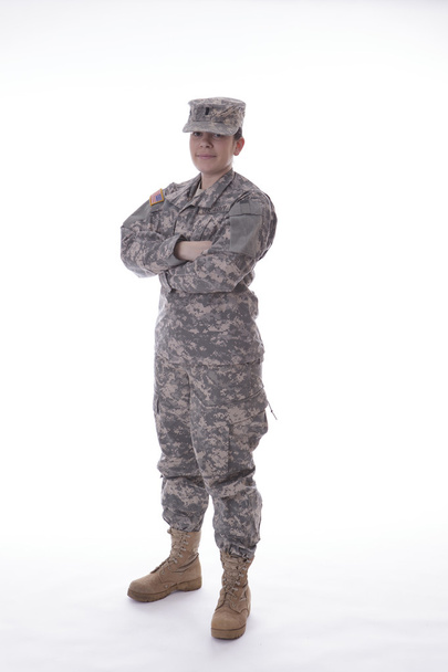 Military woman - Фото, изображение