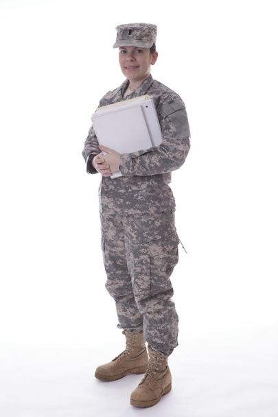 Mujer militar
 - Foto, imagen