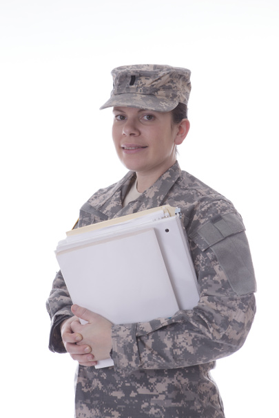 Military woman - Foto, Imagem