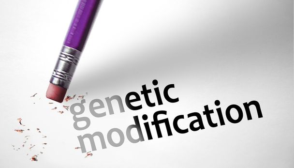 Ластик, удаляющий понятие генетической модификации
 - Фото, изображение