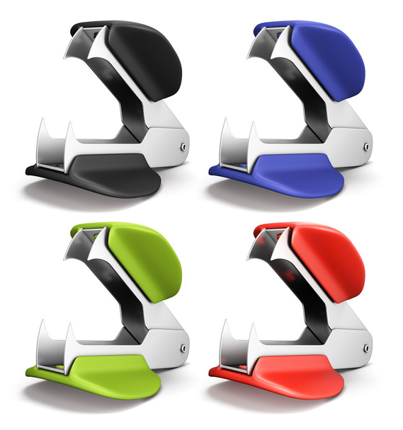 Set of staple remover different colors - Photo, Image