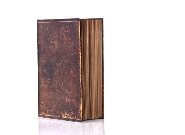 Antiguo libro aislado en blanco - Foto, Imagen