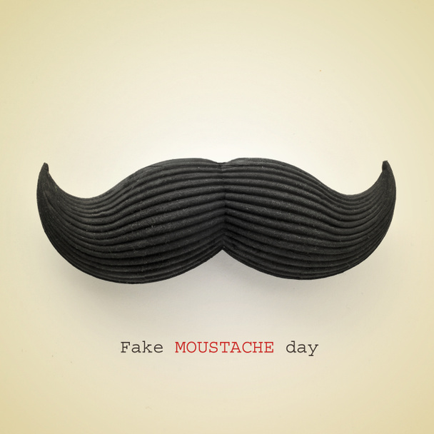 día de bigote falso
 - Foto, imagen