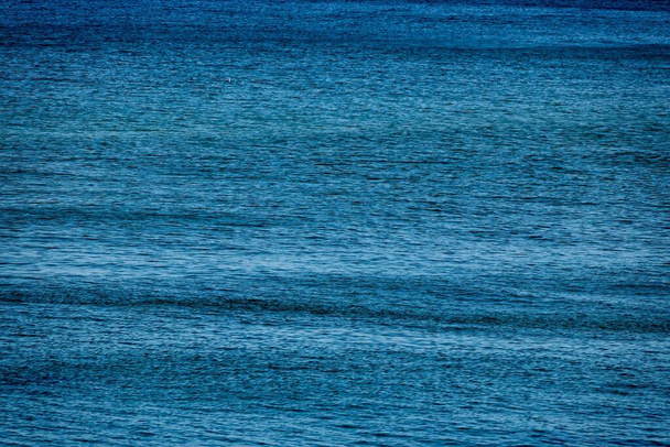 青い海の水面自然背景 - 写真・画像